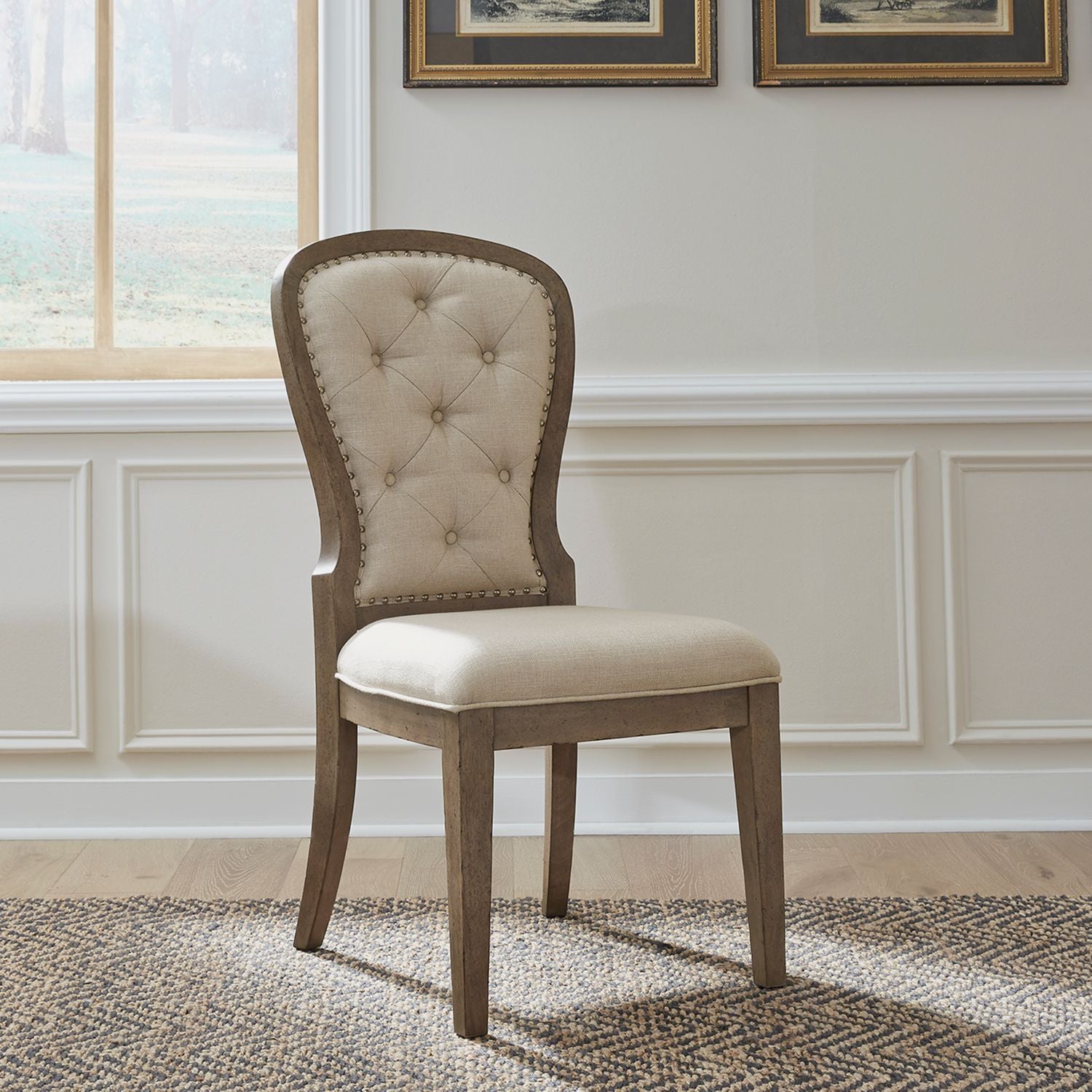 Bracelyn Upholstered Tufted Back Side Chair