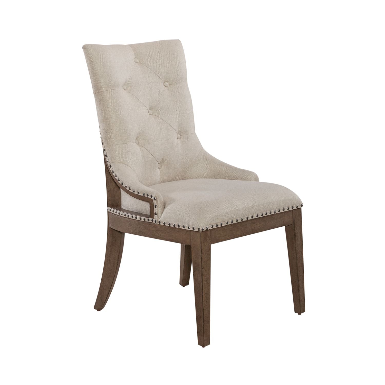 Aquasco Upholstered Shelter Side Chair