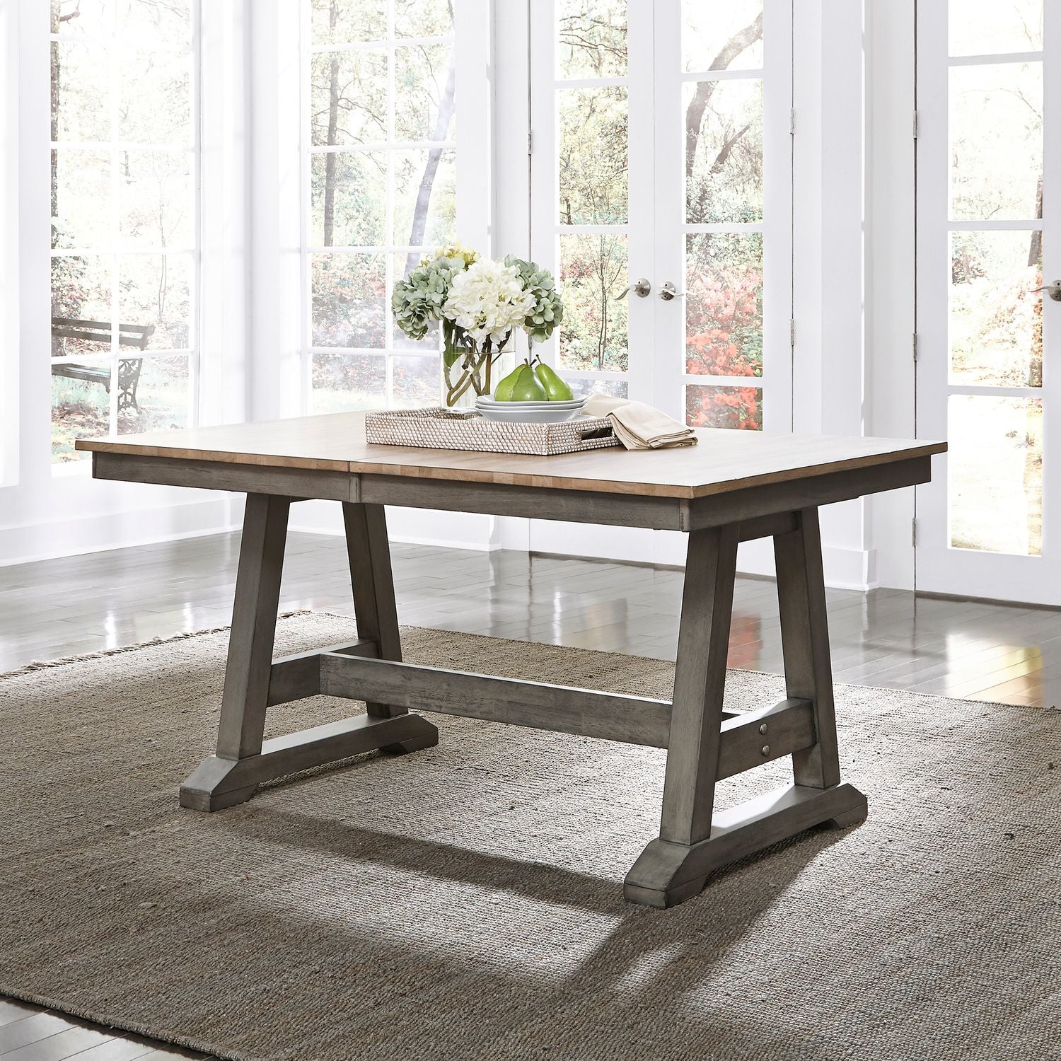 Raenesha Trestle Dining Table