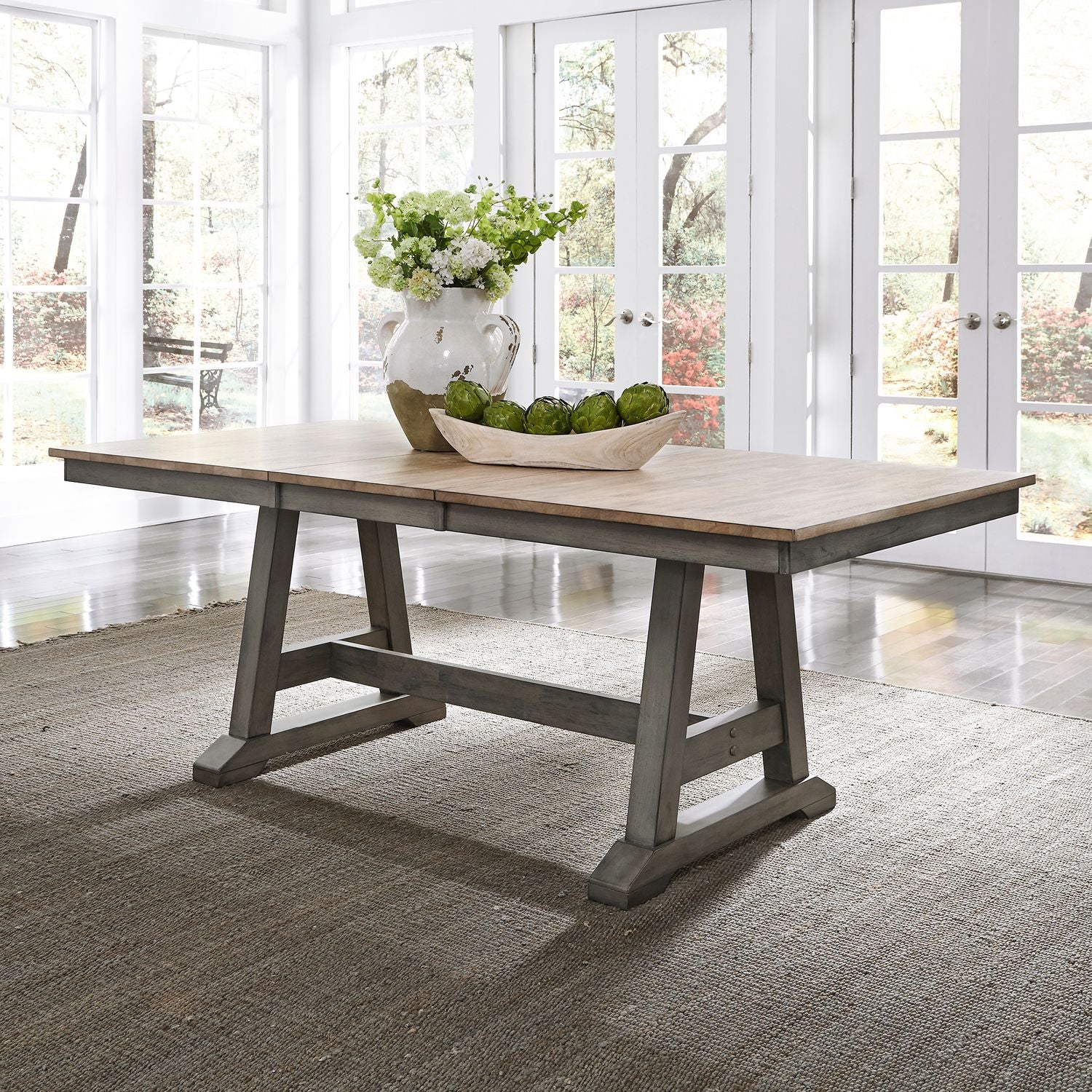 Raenesha Trestle Dining Table