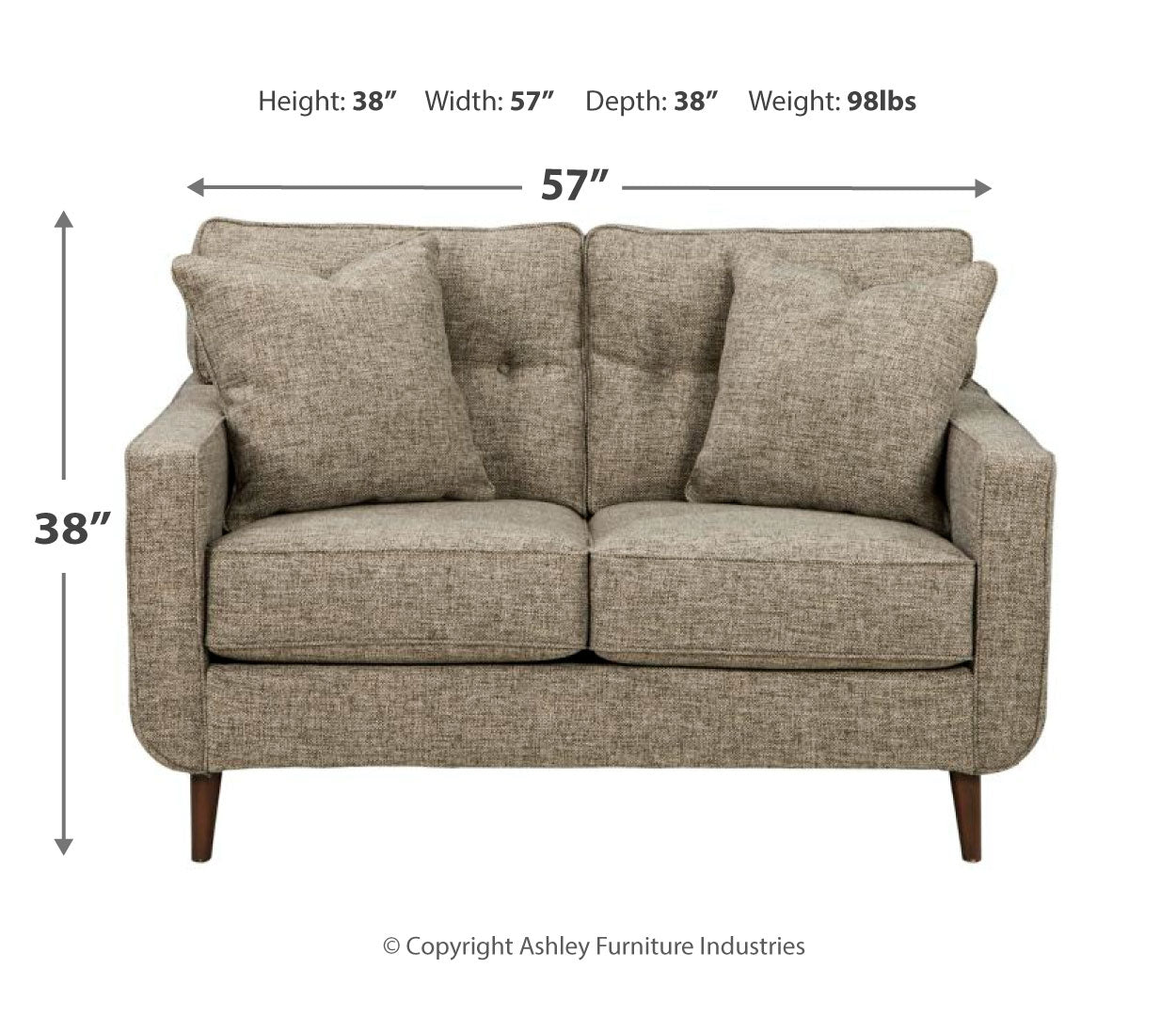 Dahra Loveseat