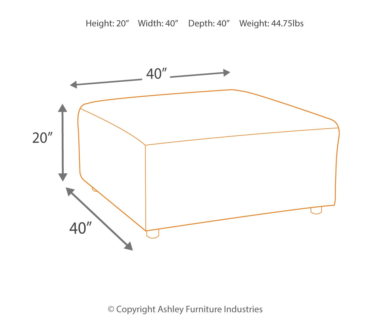 Jayceon Oversized Ottoman