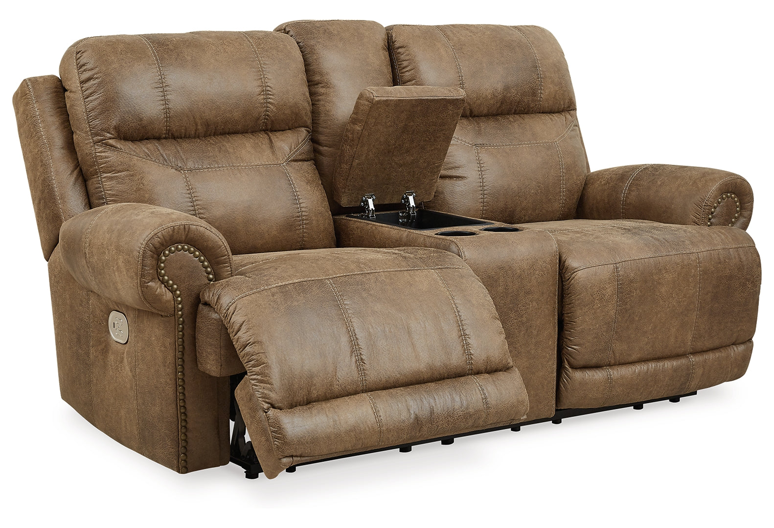 Grearview Power Reclining Loveseat with Console