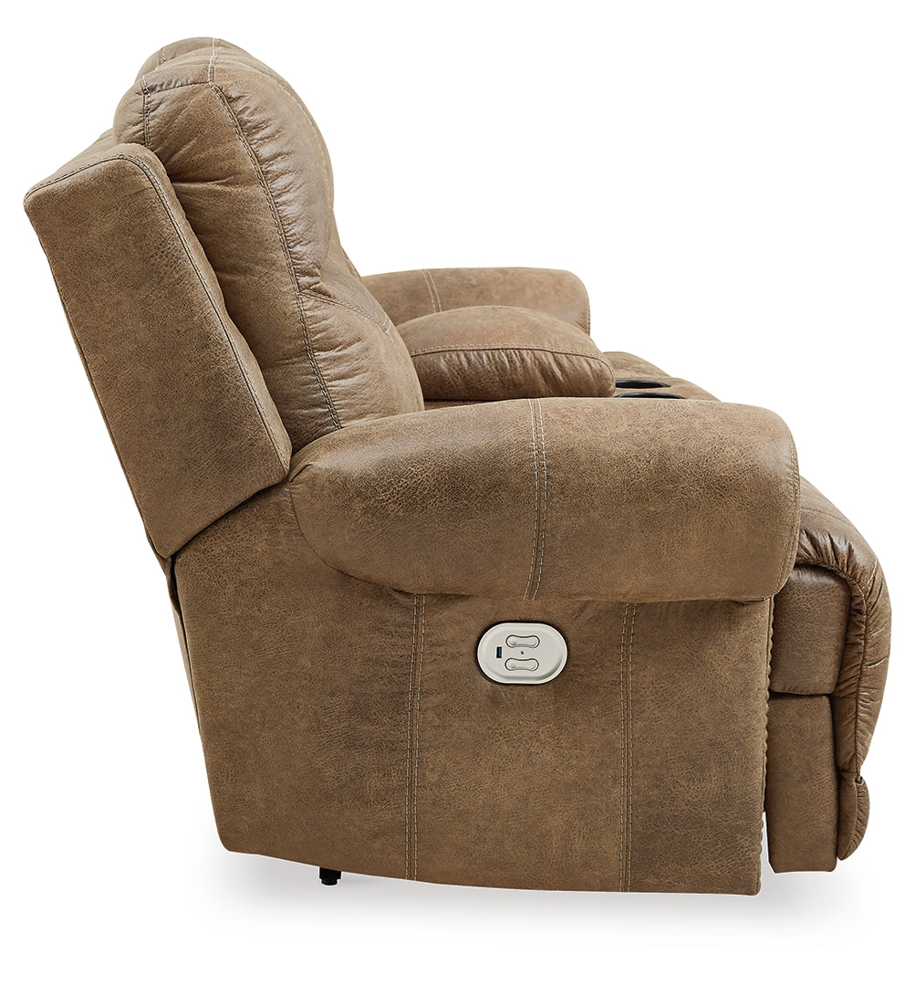 Grearview Power Reclining Loveseat with Console