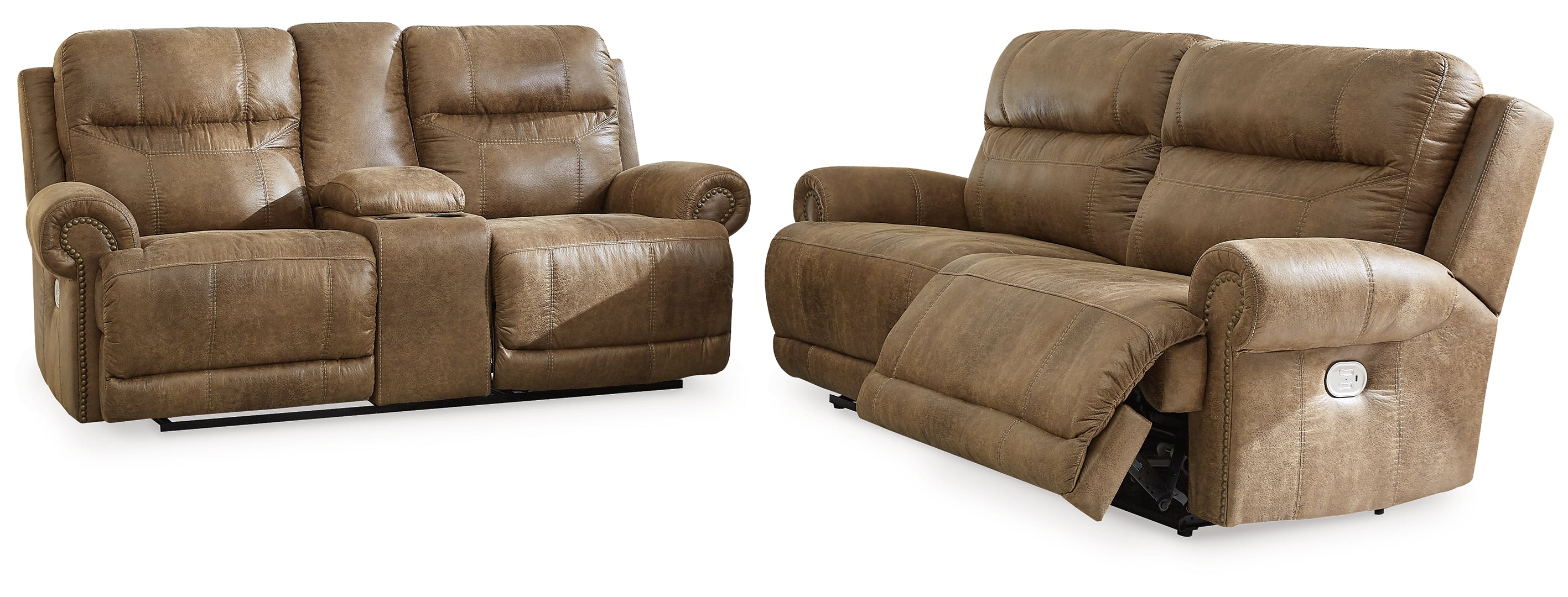 Grearview Sofa and Loveseat