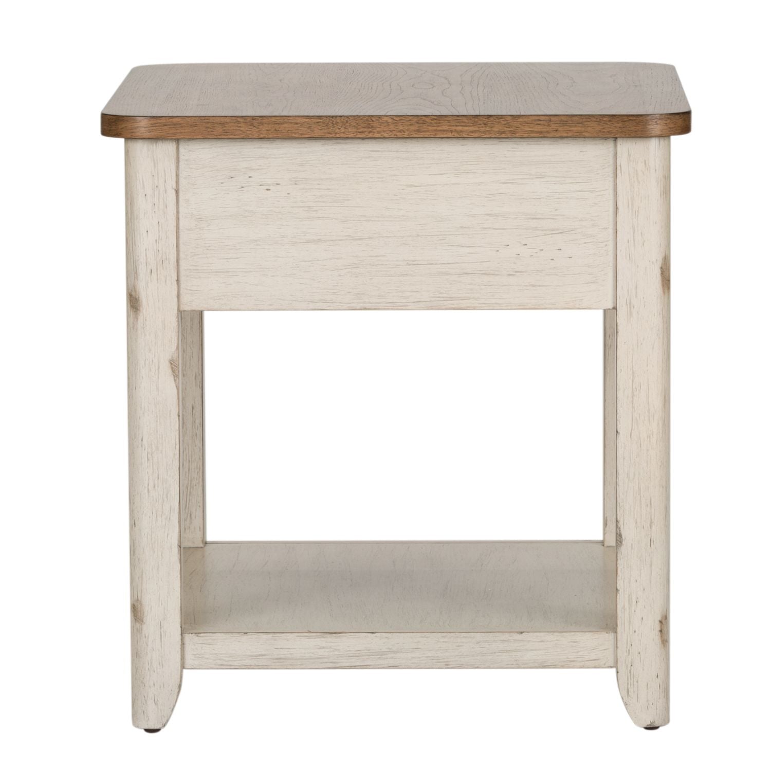 Ethelbert End Table with Basket