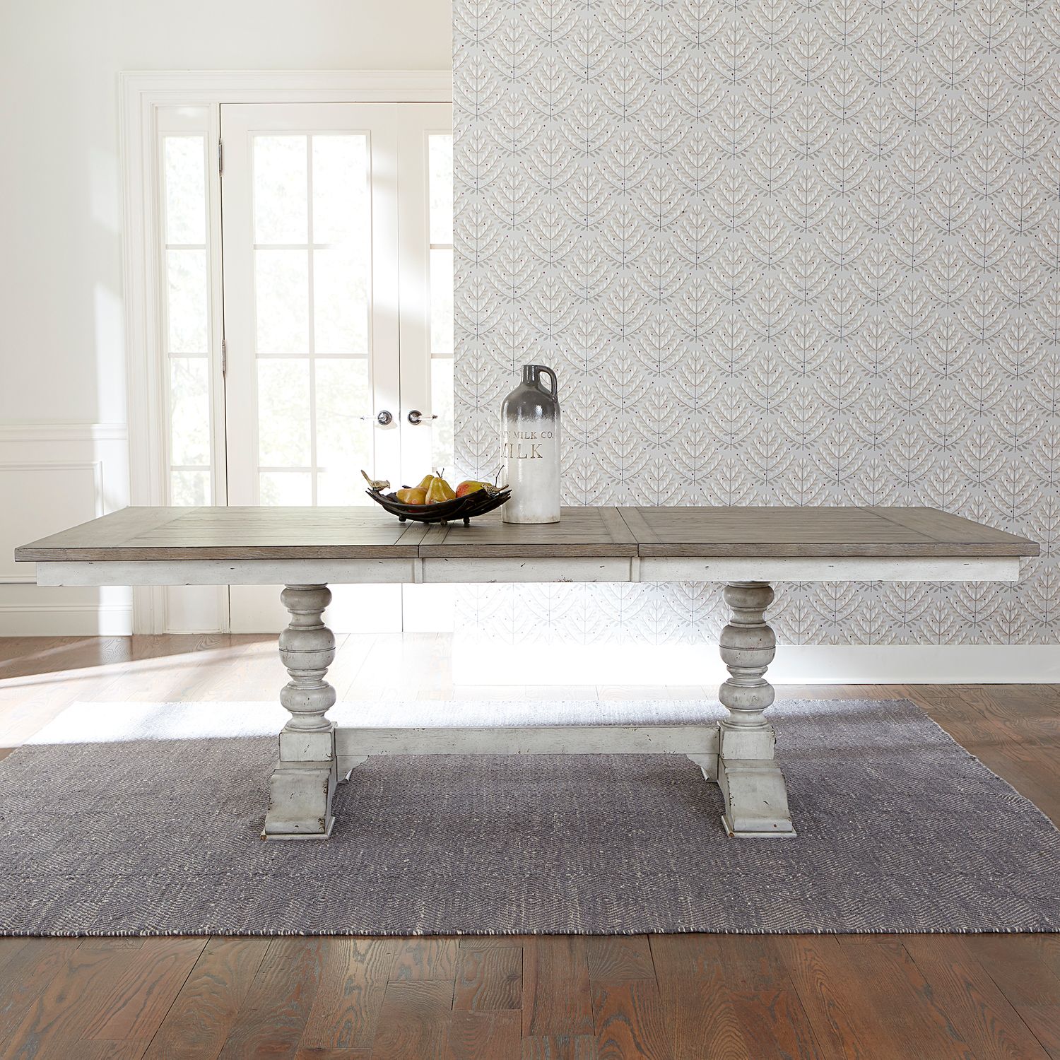 Cannedy Trestle Dining Table Set