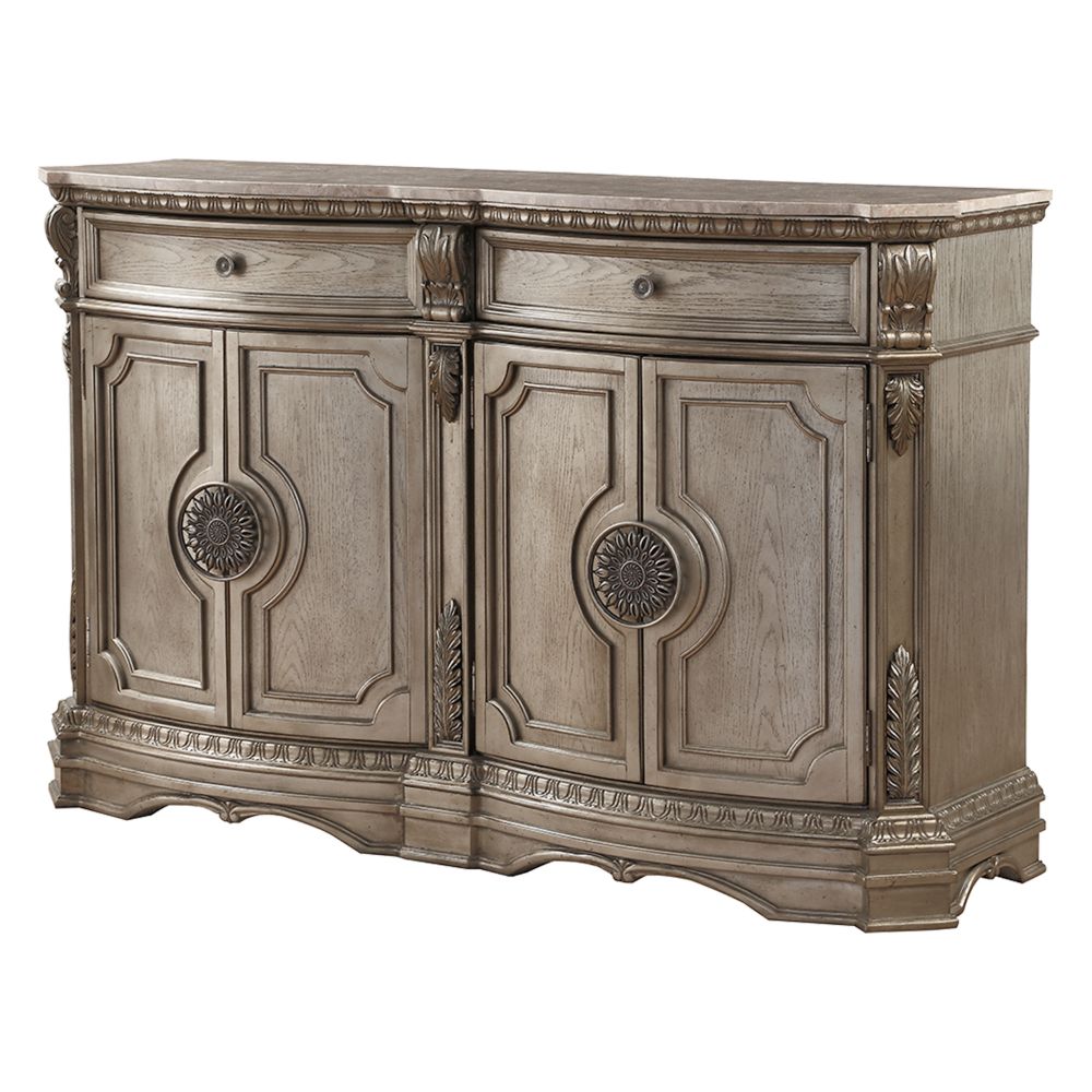 Fedelia Server W/Marble Top