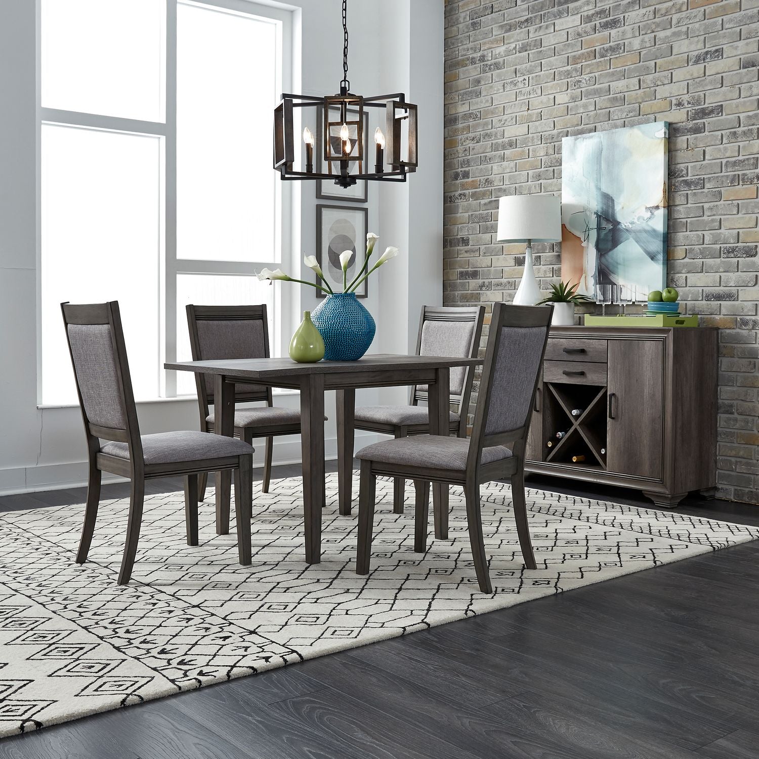 Caellum Opt 5 Piece Drop Leaf Dining Table Set