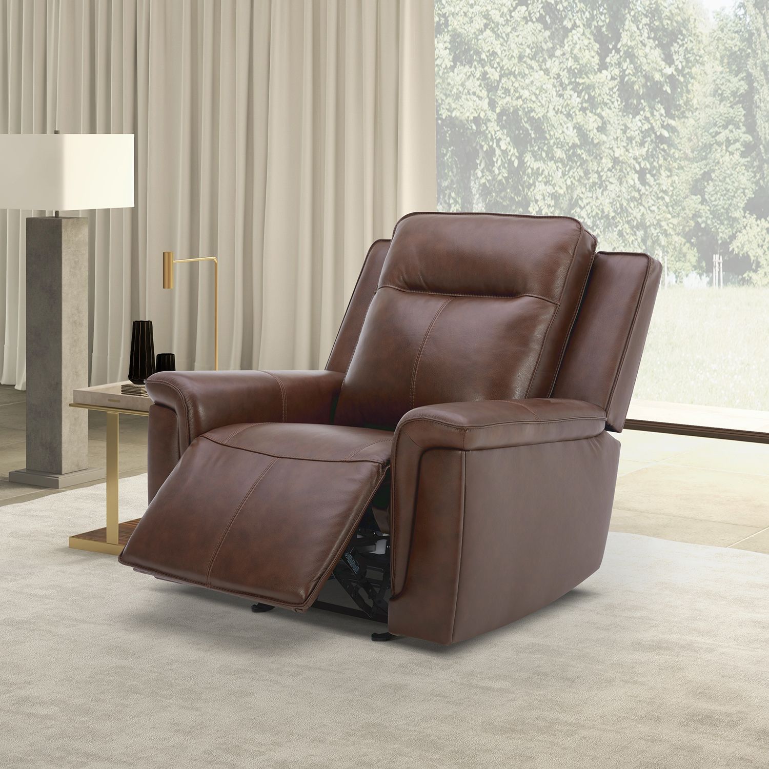 Kallyn Recliner Armchair - Cognac