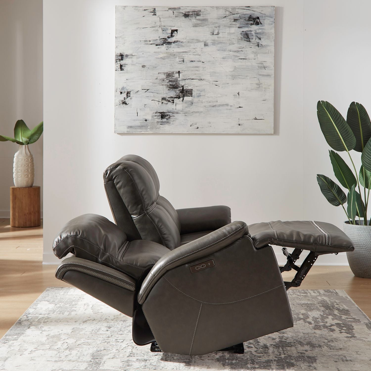 Cornman Recliner Sofa - Graphite