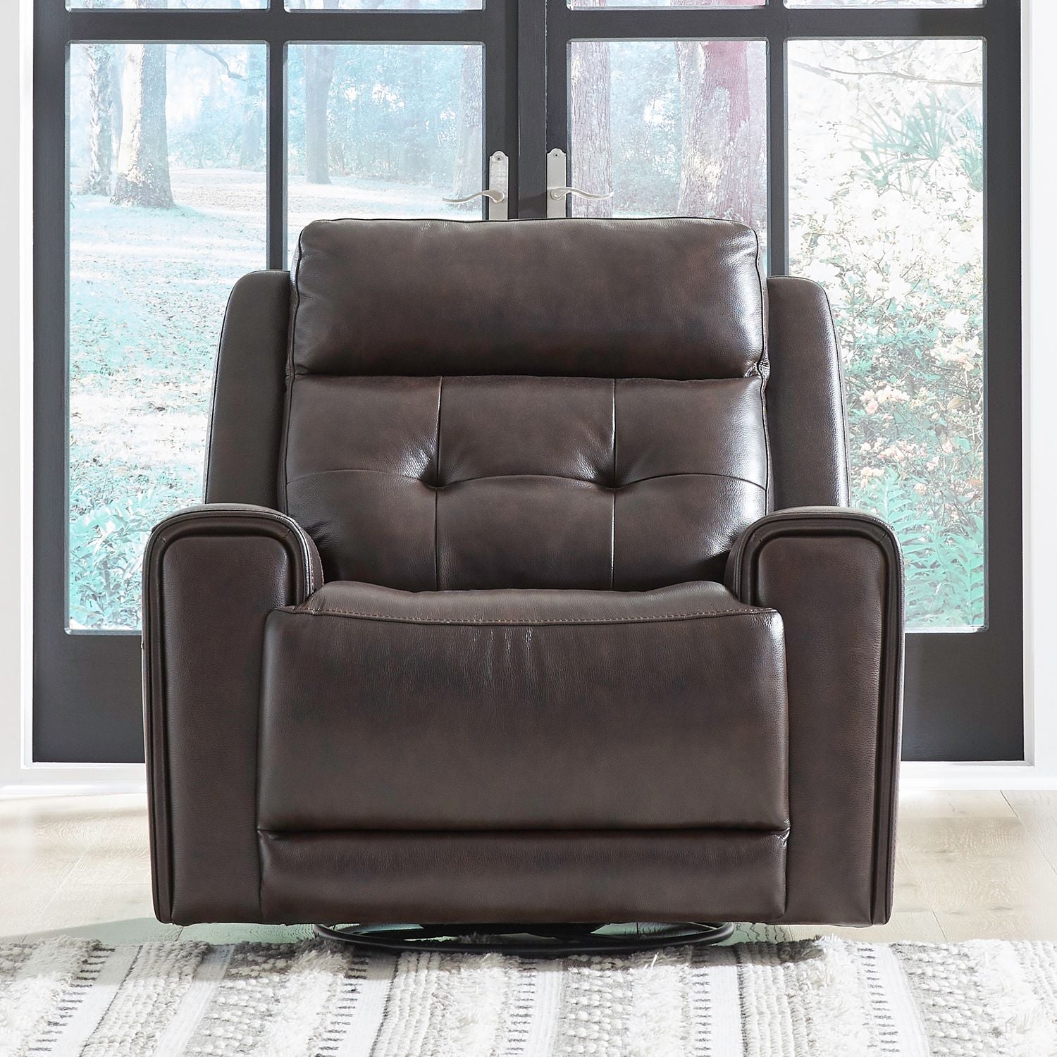 Clairice Recliner Armchair - Dark Brown