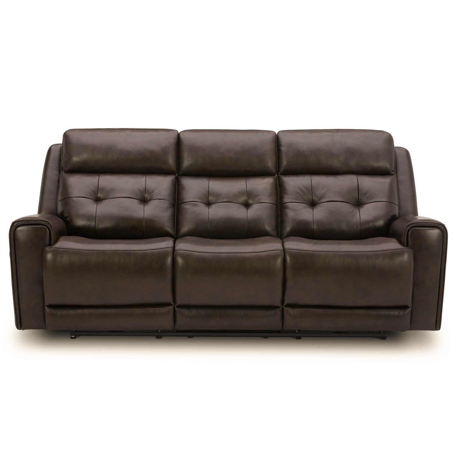 Junias Recliner Sofa - Dark Brown