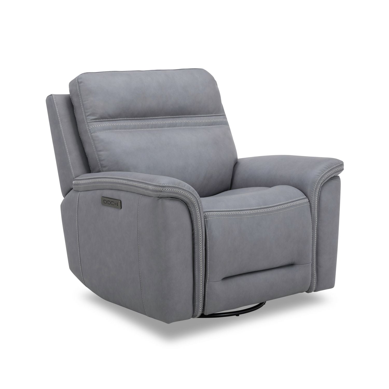 Chahine Recliner Armchair - Bleu Gray