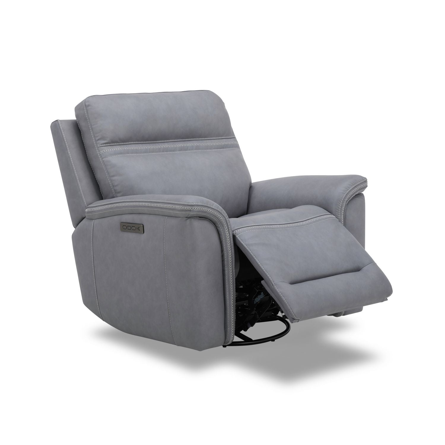 Chahine Recliner Armchair - Bleu Gray