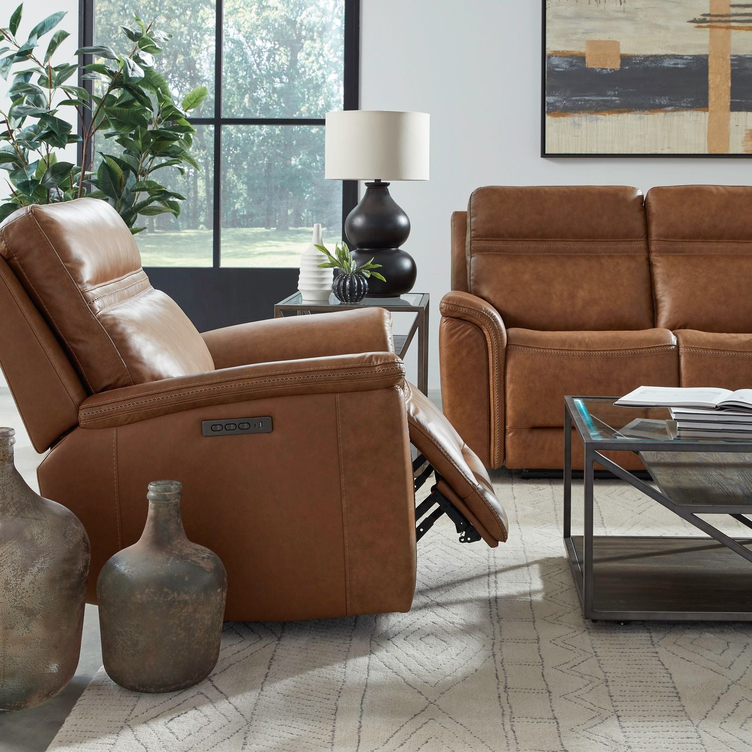 Dayani Recliner Armchair - Camel