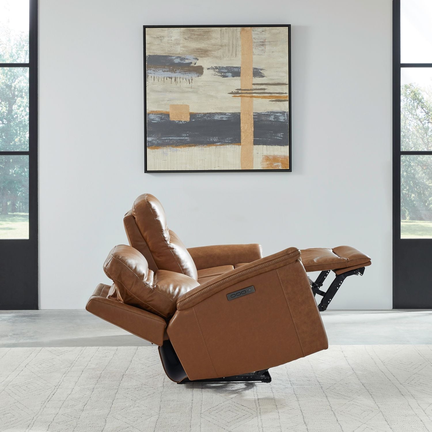 Capuano Recliner Sofa - Camel