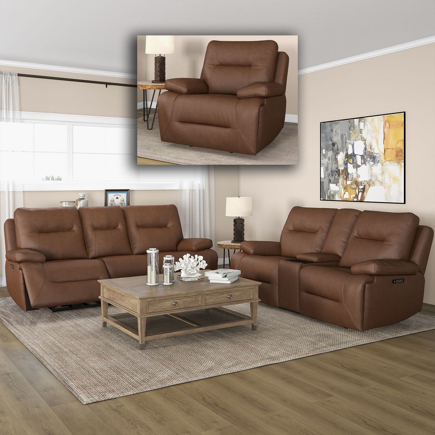 Cataliyah Sofa with Loveseat & Recliner