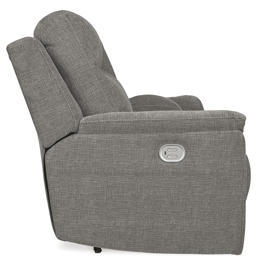 Mouttrie Power Reclining Loveseat with Console