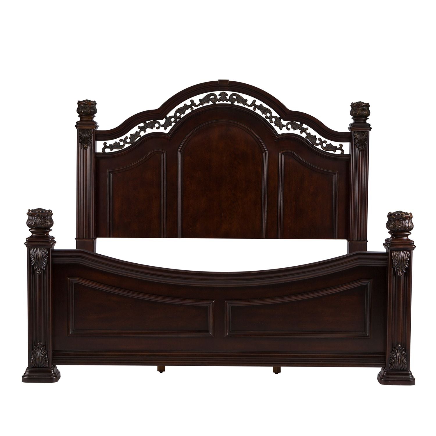 Australe King Poster Bed, Dresser & Mirror, Night Stand