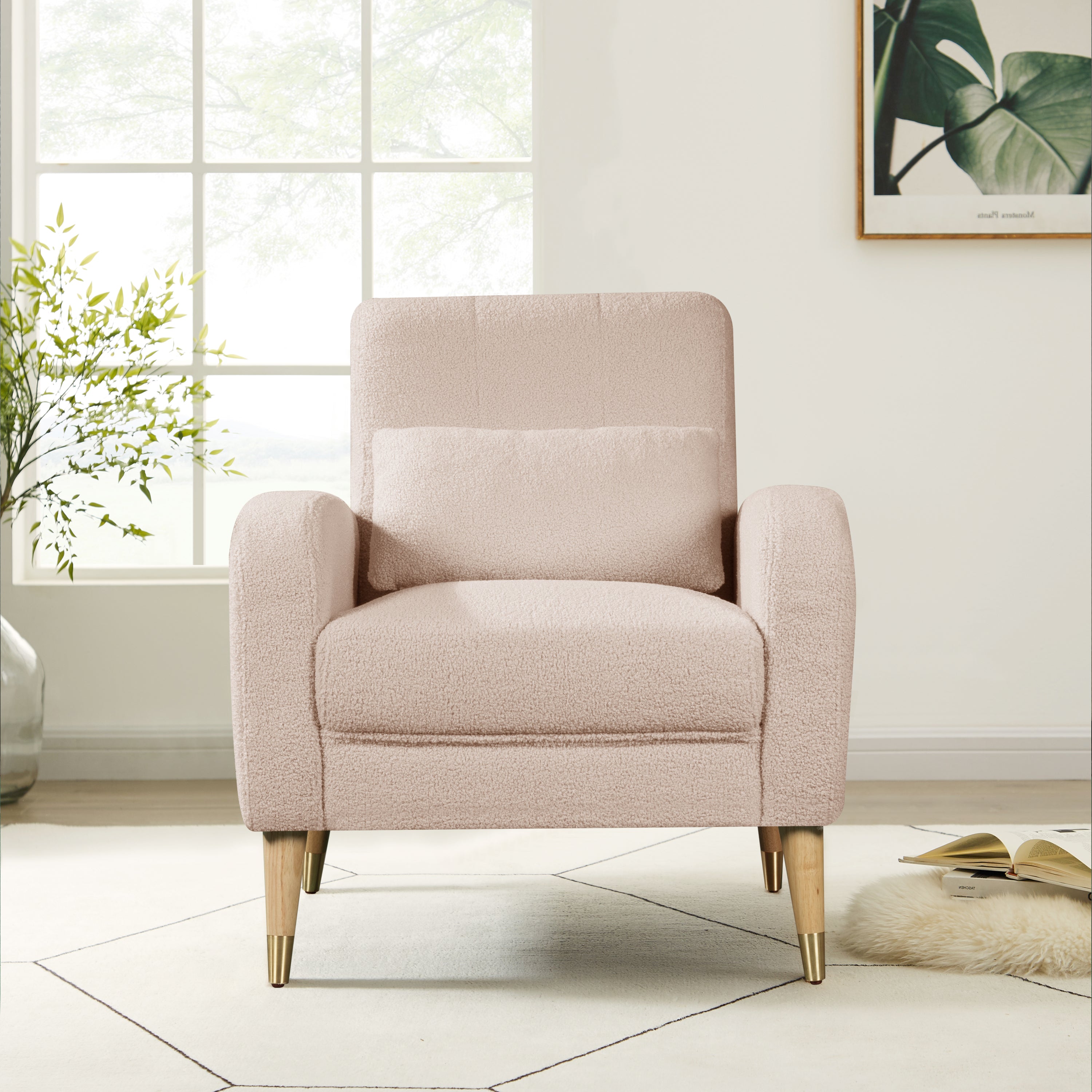 1018 Brown Accent Chair