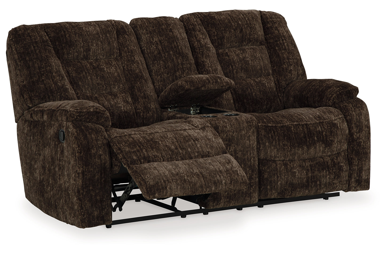 Soundwave Reclining Loveseat with Console