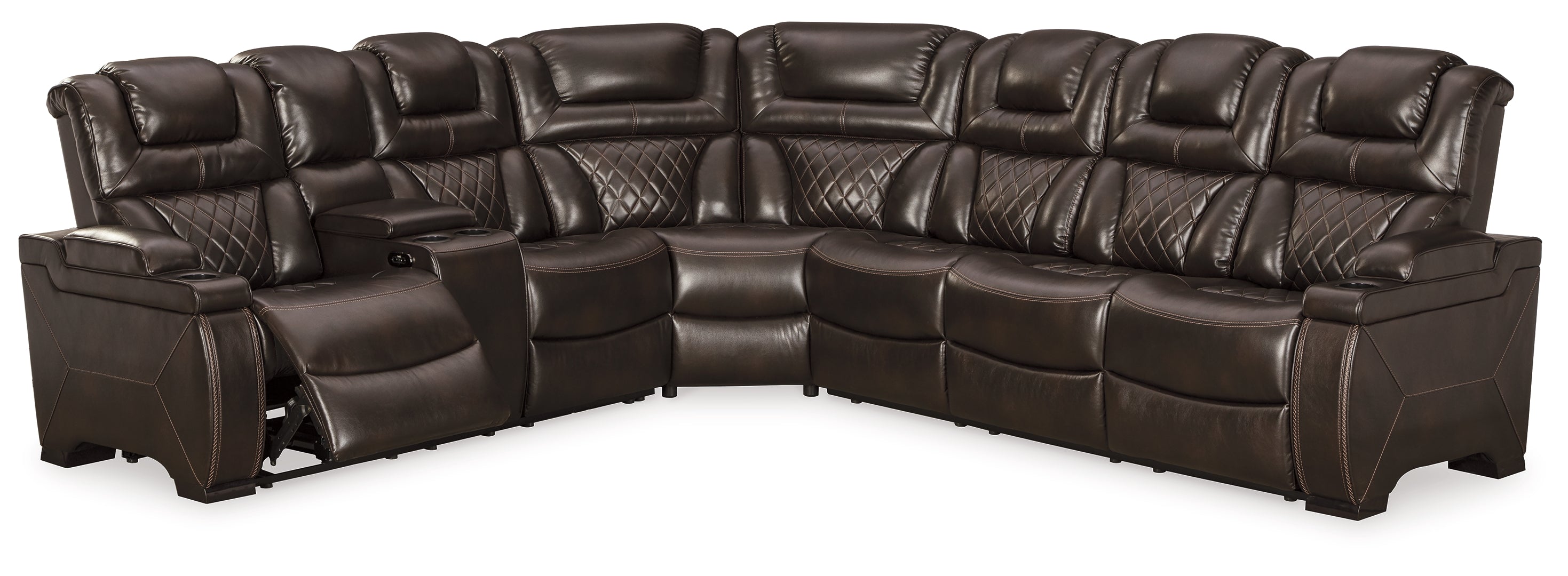 Warnerton 3-Piece Power Reclining Sectional