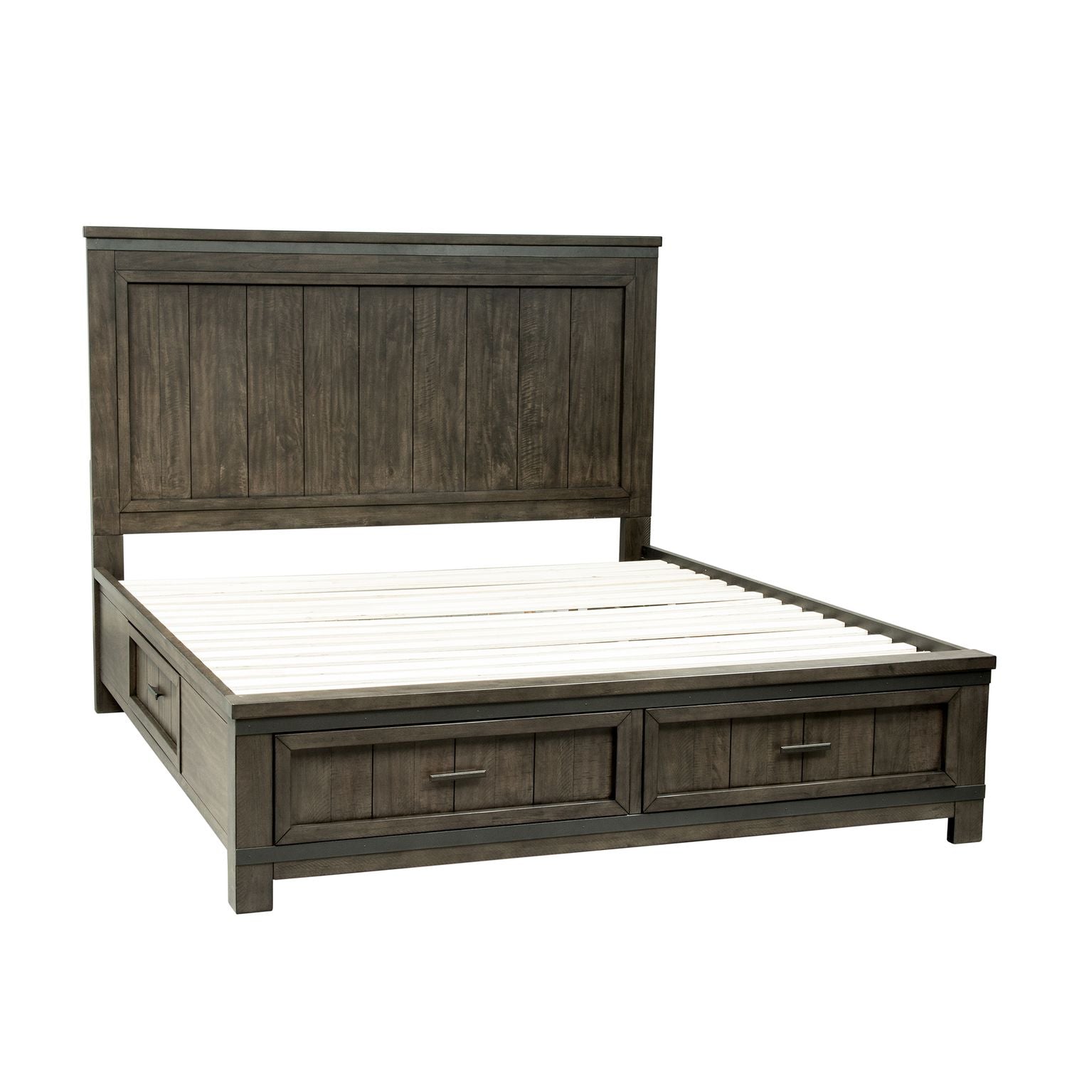 Abibat King Two Sided Storage Bed