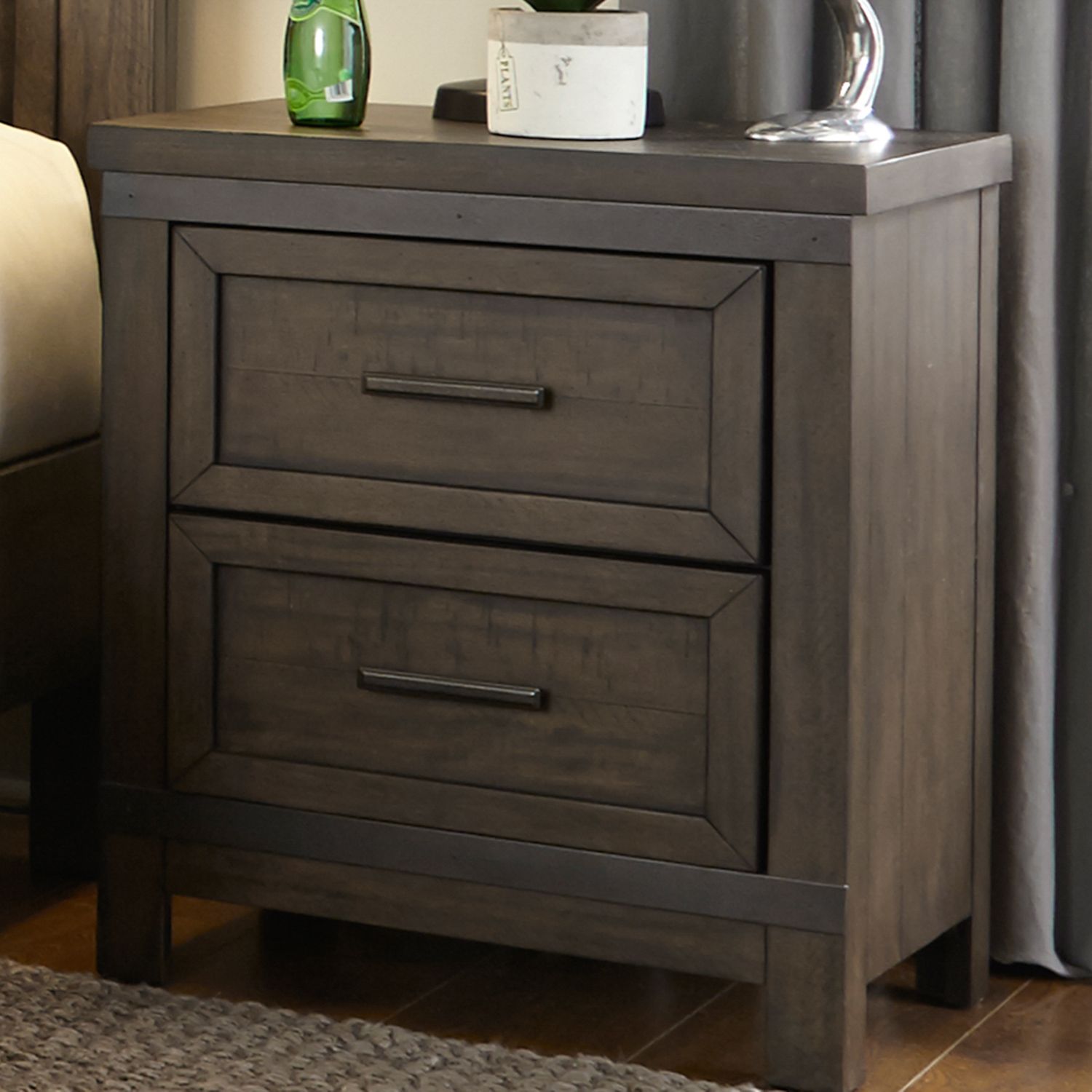 Dapo 2 Drawer Night Stand