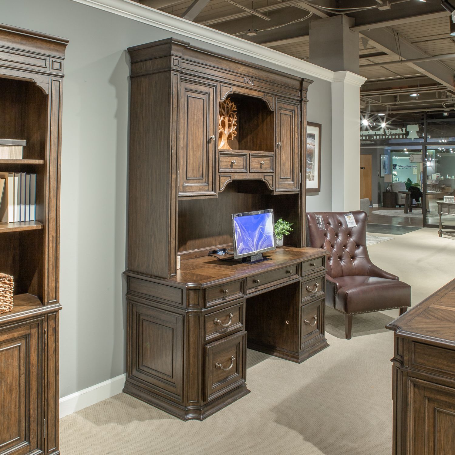 Coplin Credenza & Hutch