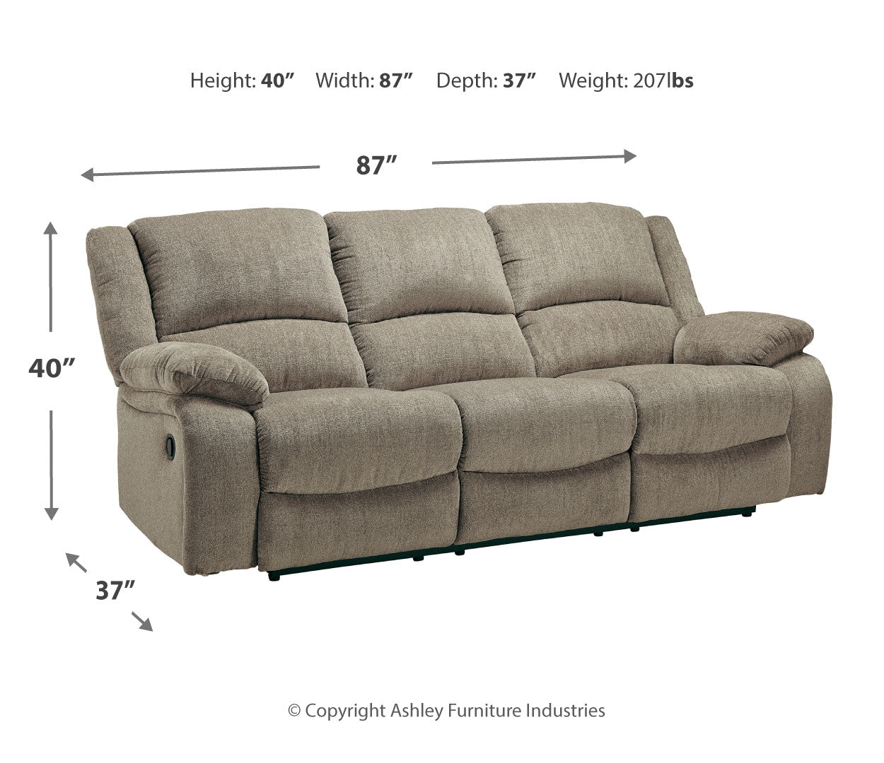 Draycoll Reclining Sofa