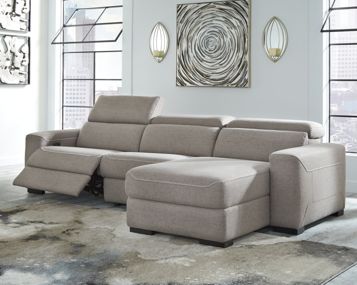 Mabton 3-Piece Power Reclining Sectional