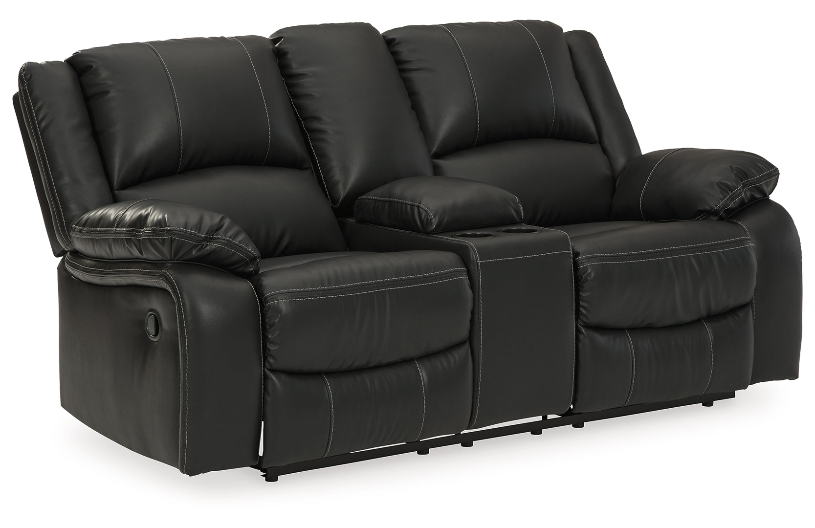 Calderwell Reclining Loveseat with Console