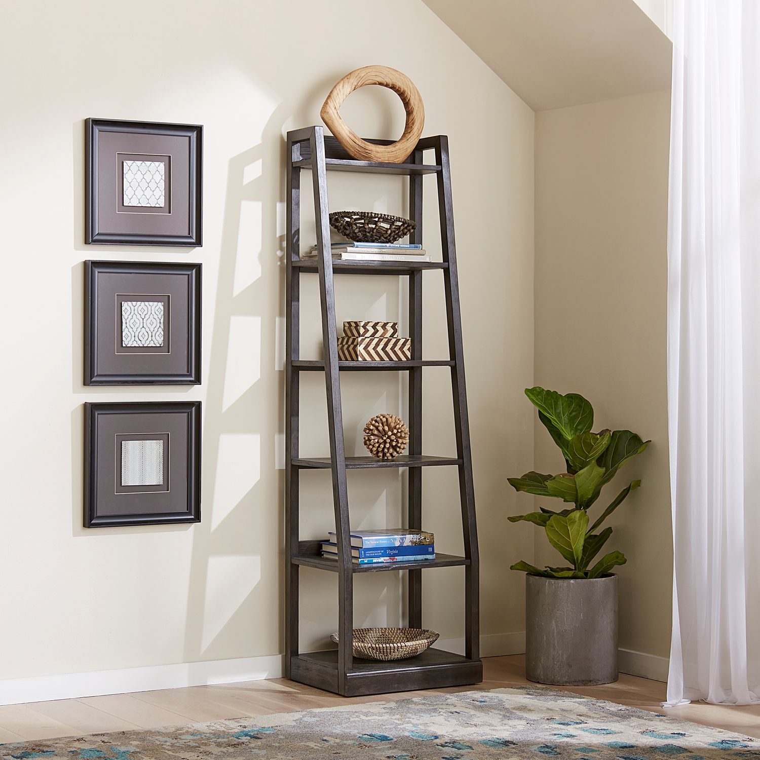 Hight Wall Pier Bookcase