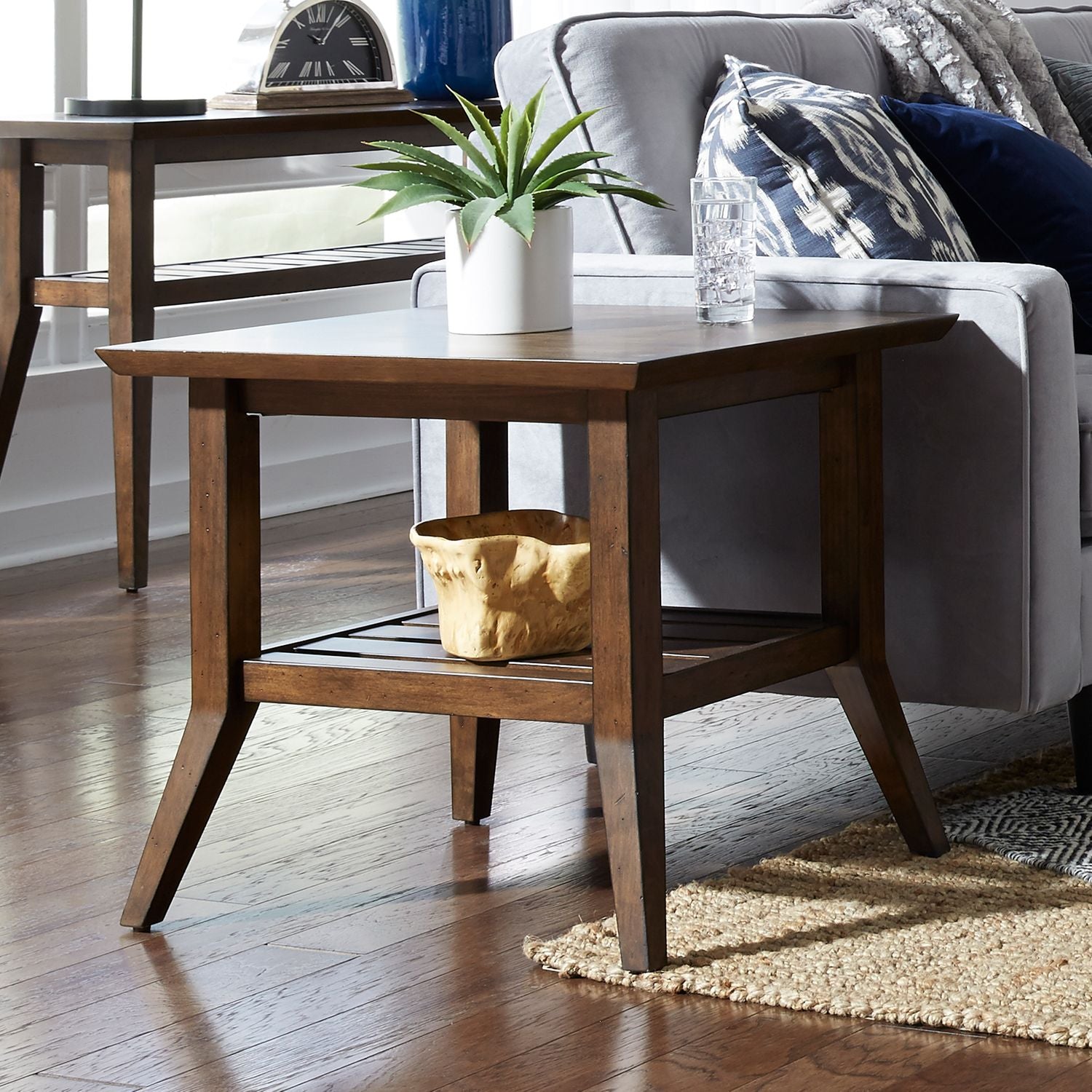 Huxham Rectangular End Table