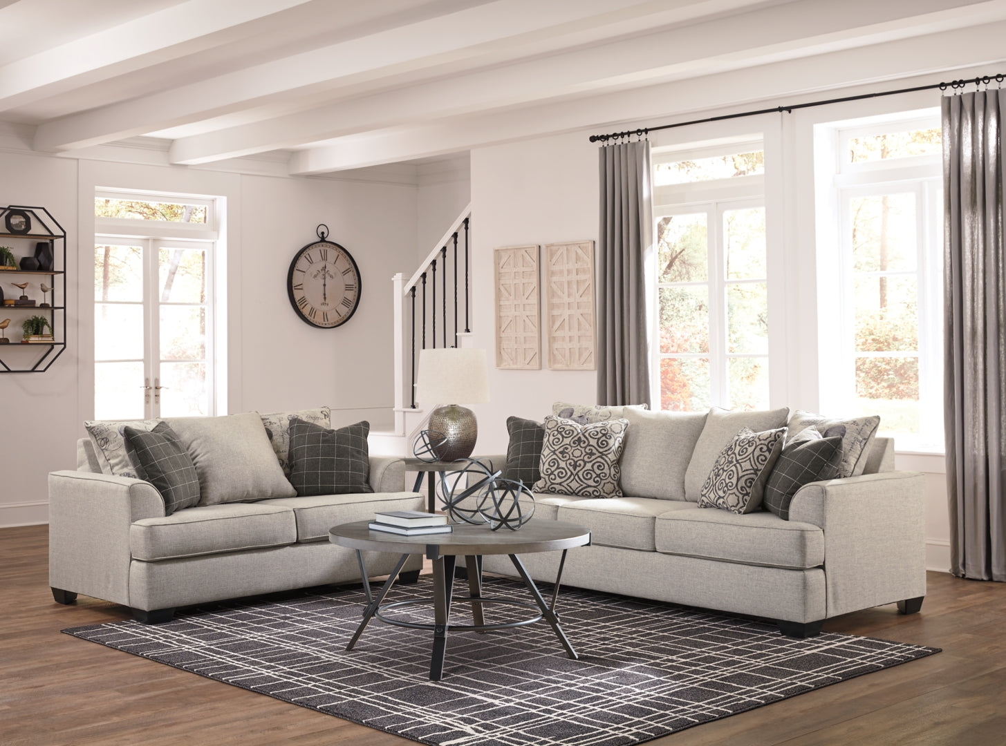 Velletri Sofa and Loveseat