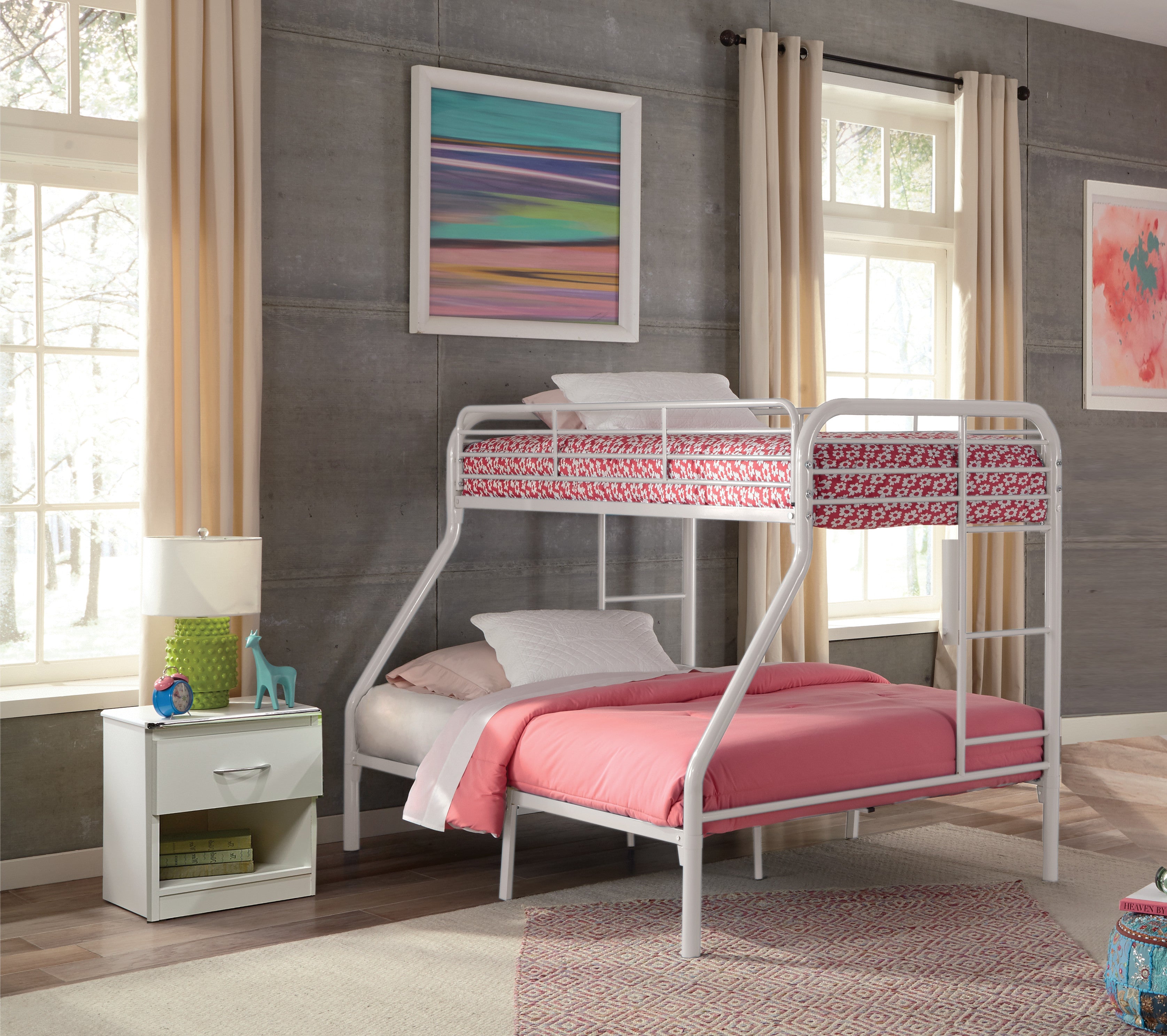 Norimasa Full over Twin Bunk Bed