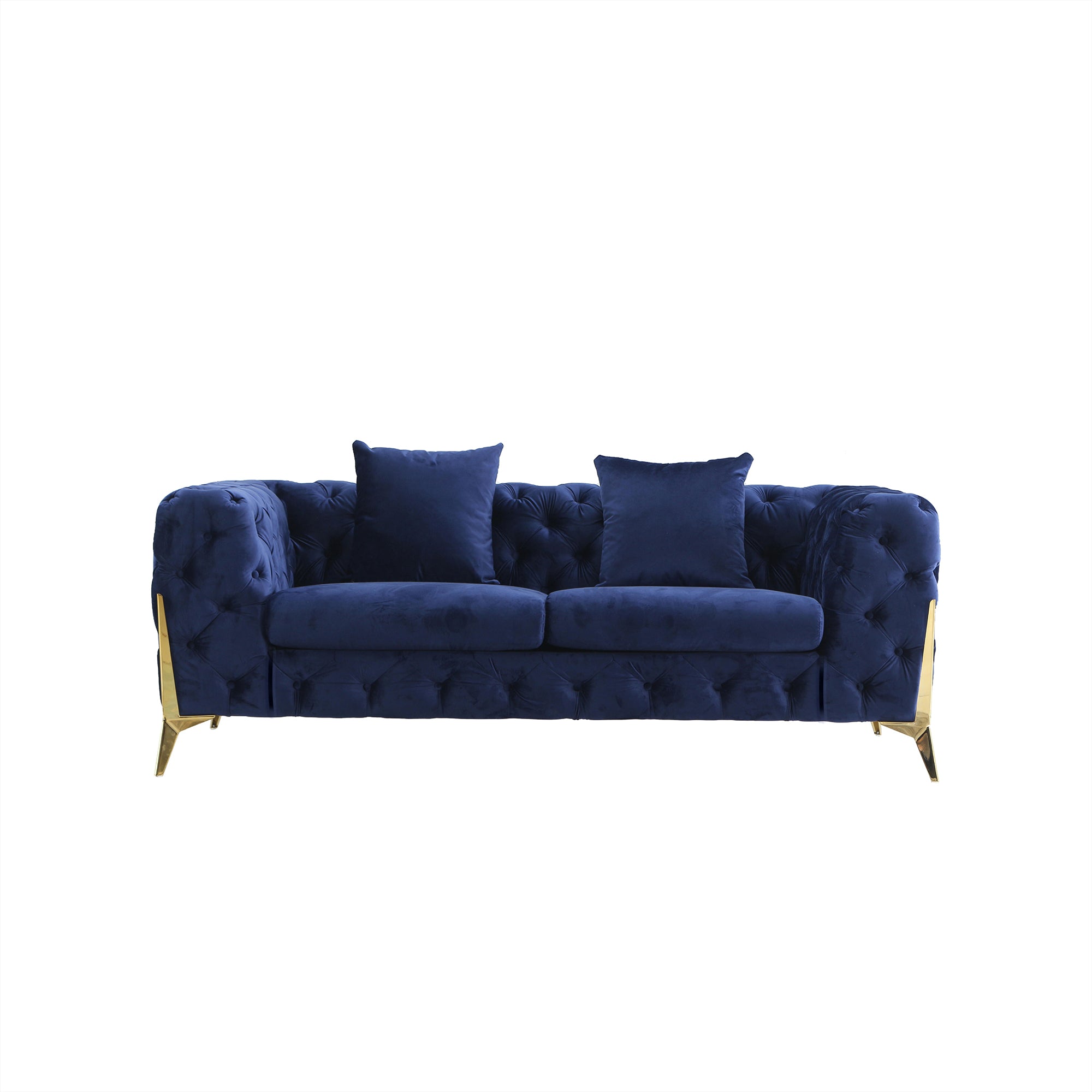 August Grove Sofa Blue