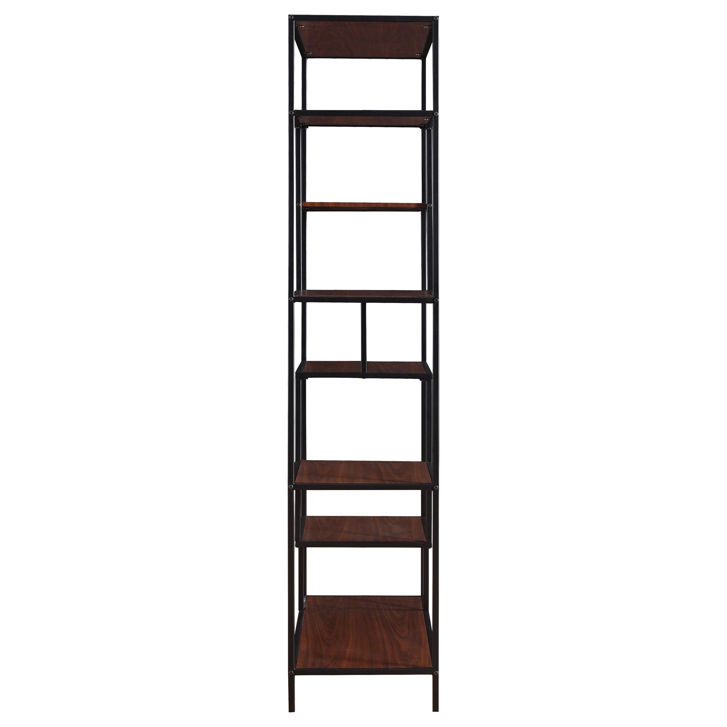 Asher 7-shelf Bookcase Walnut