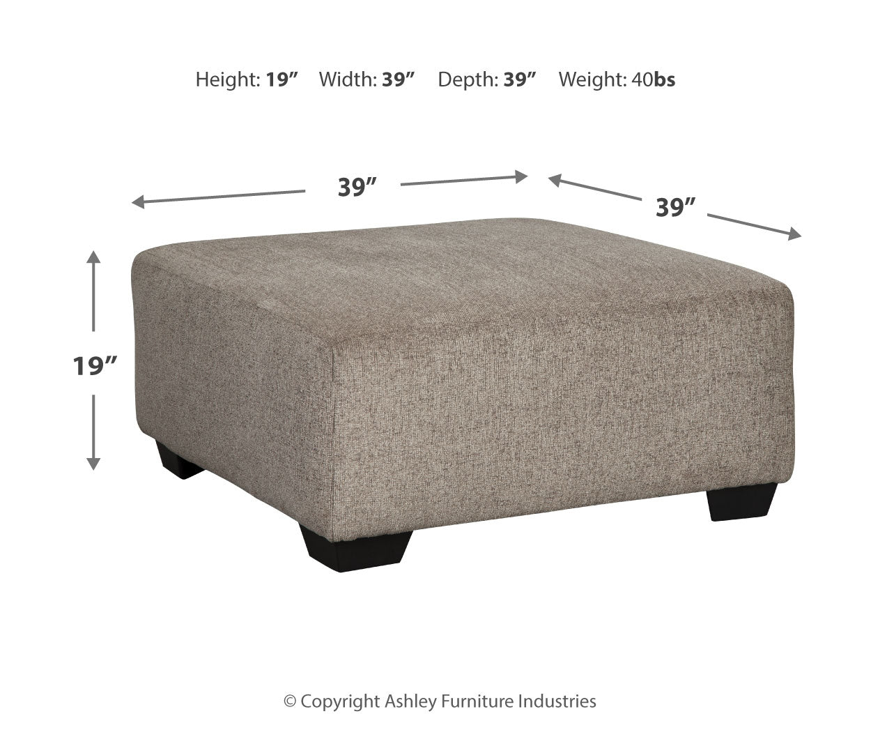 Ballinasloe Oversized Ottoman