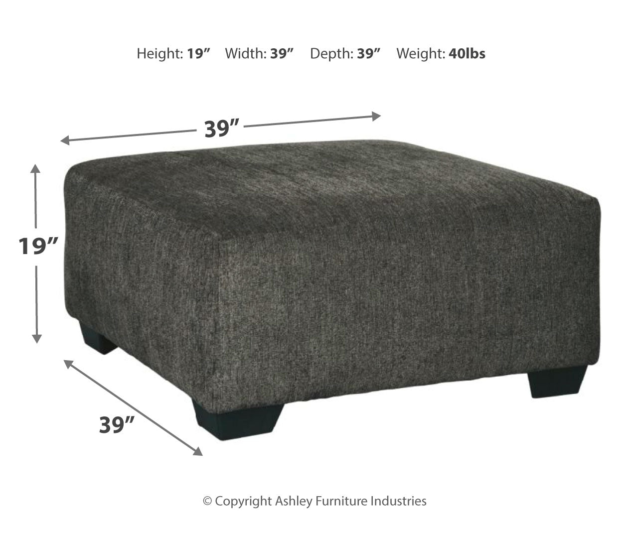 Ballinasloe Oversized Ottoman