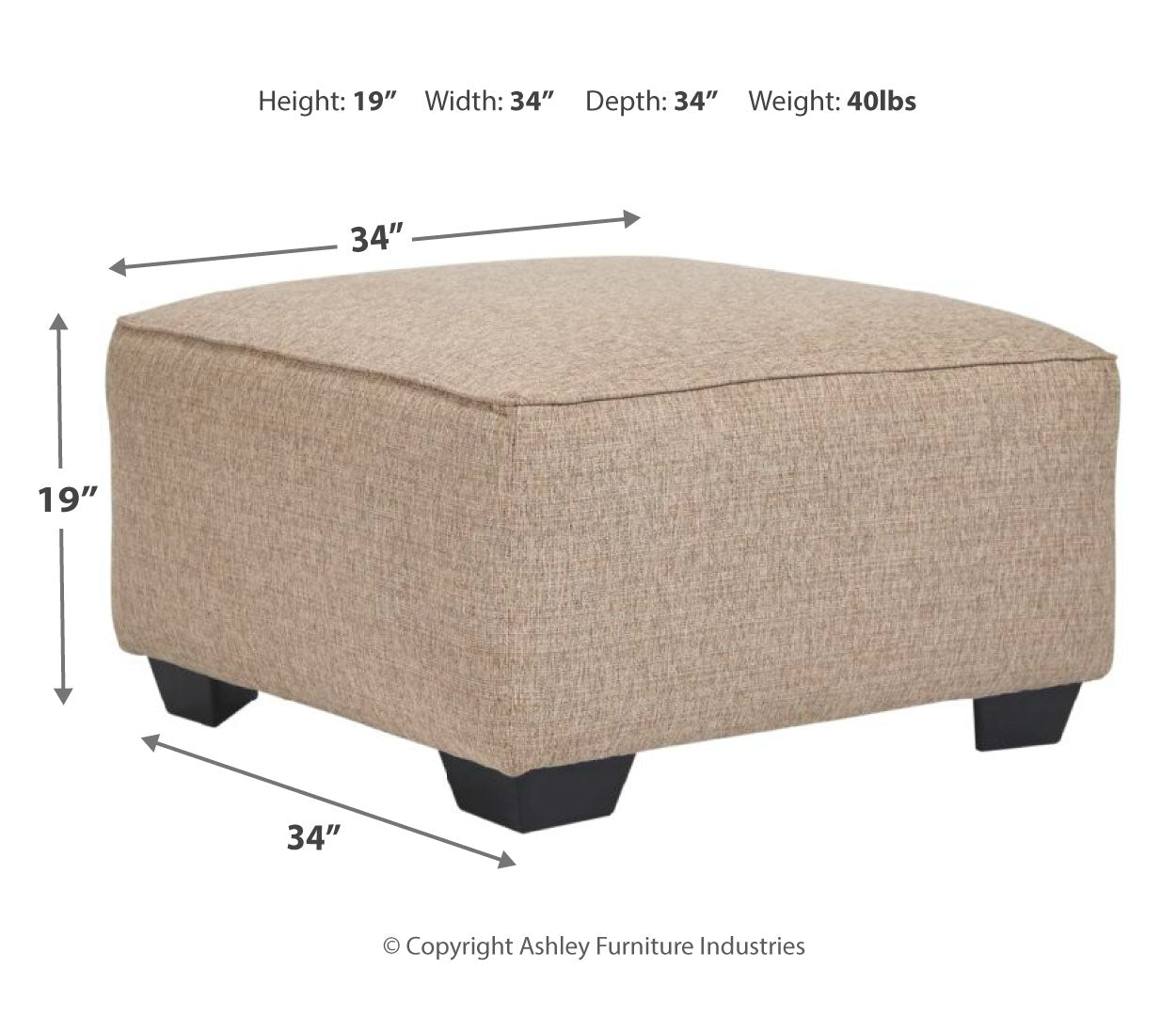 Baceno Oversized Ottoman