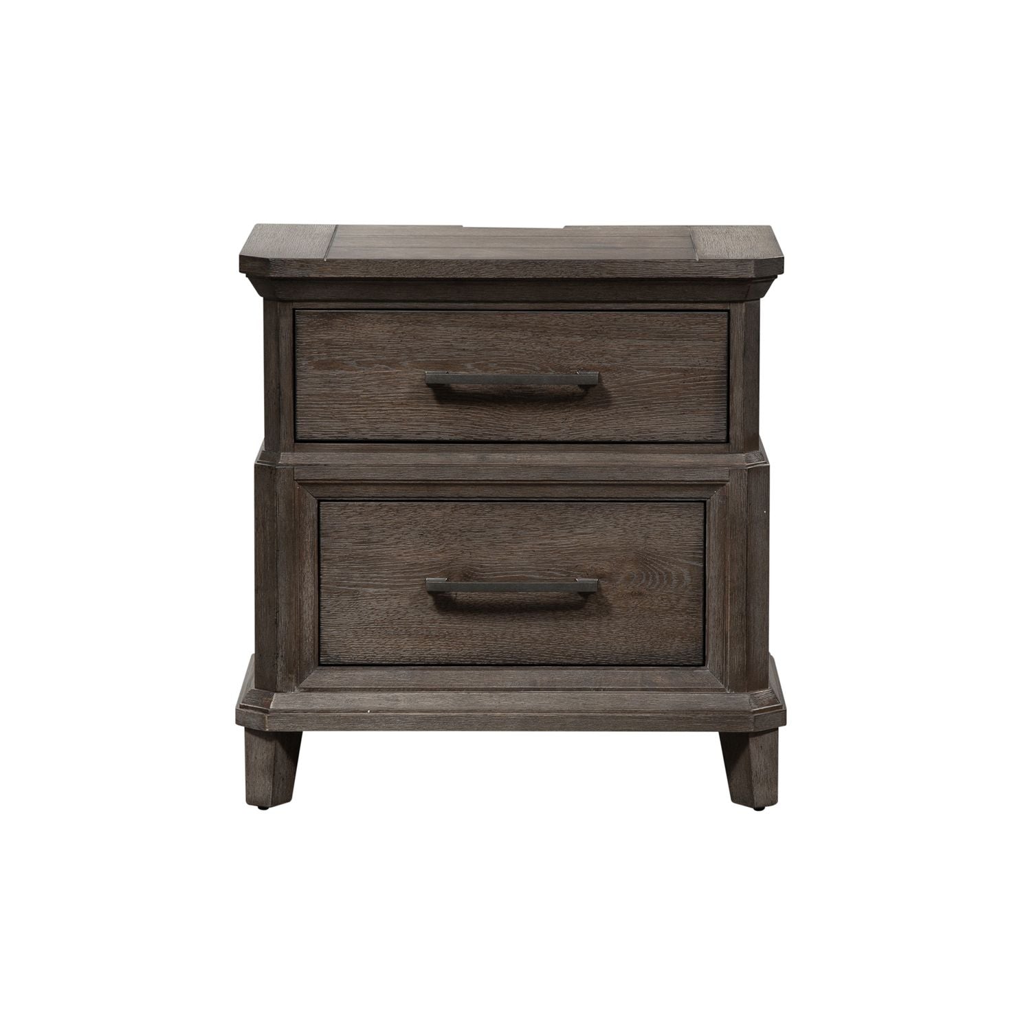 Derise 2 Drawer Night Stand with Charging Station