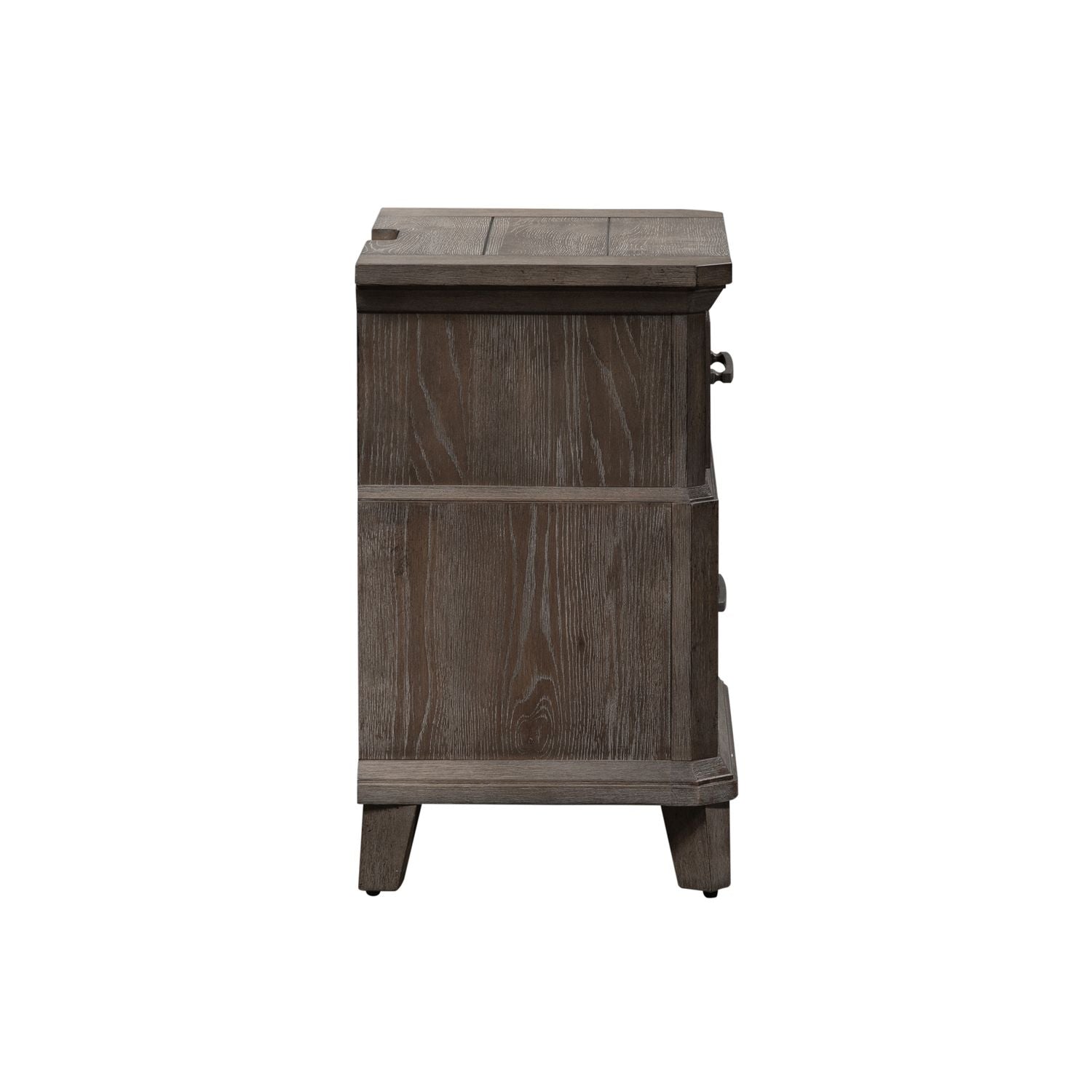 Derise 2 Drawer Night Stand with Charging Station