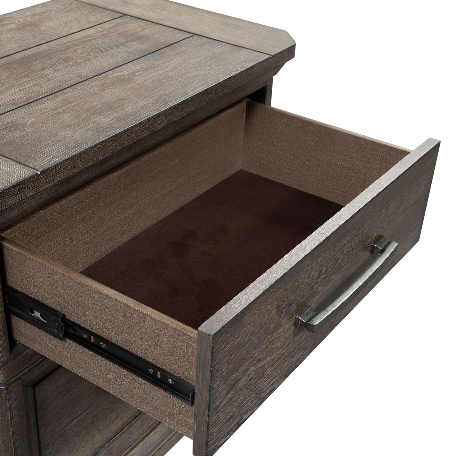 Derise 2 Drawer Night Stand with Charging Station