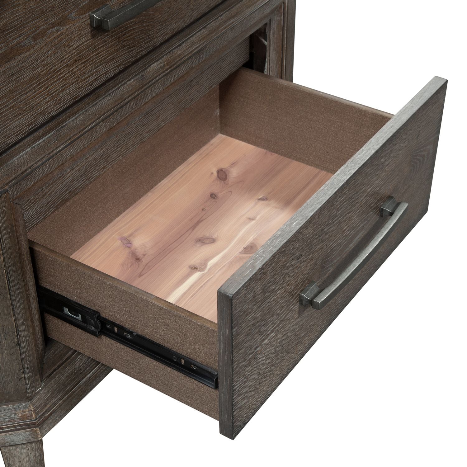 Derise 2 Drawer Night Stand with Charging Station