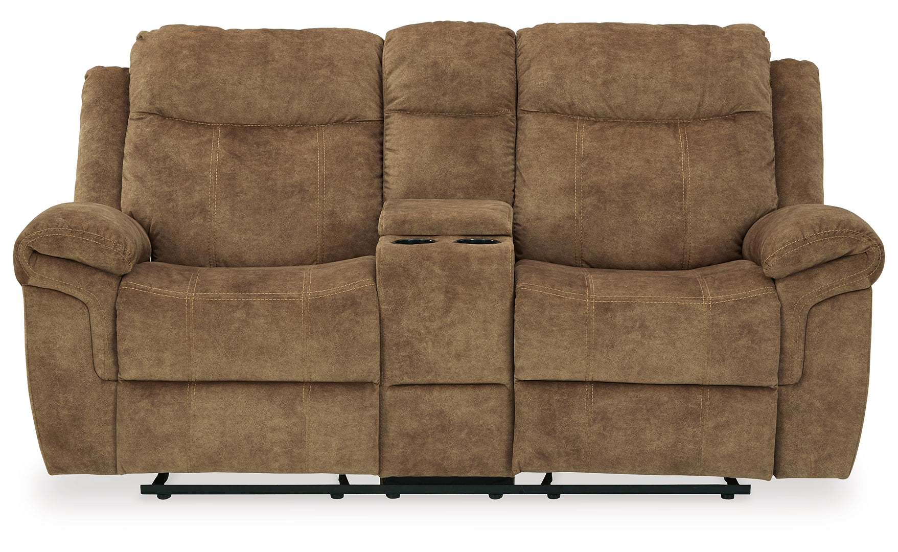 Huddle-Up Glider Reclining Loveseat with Console