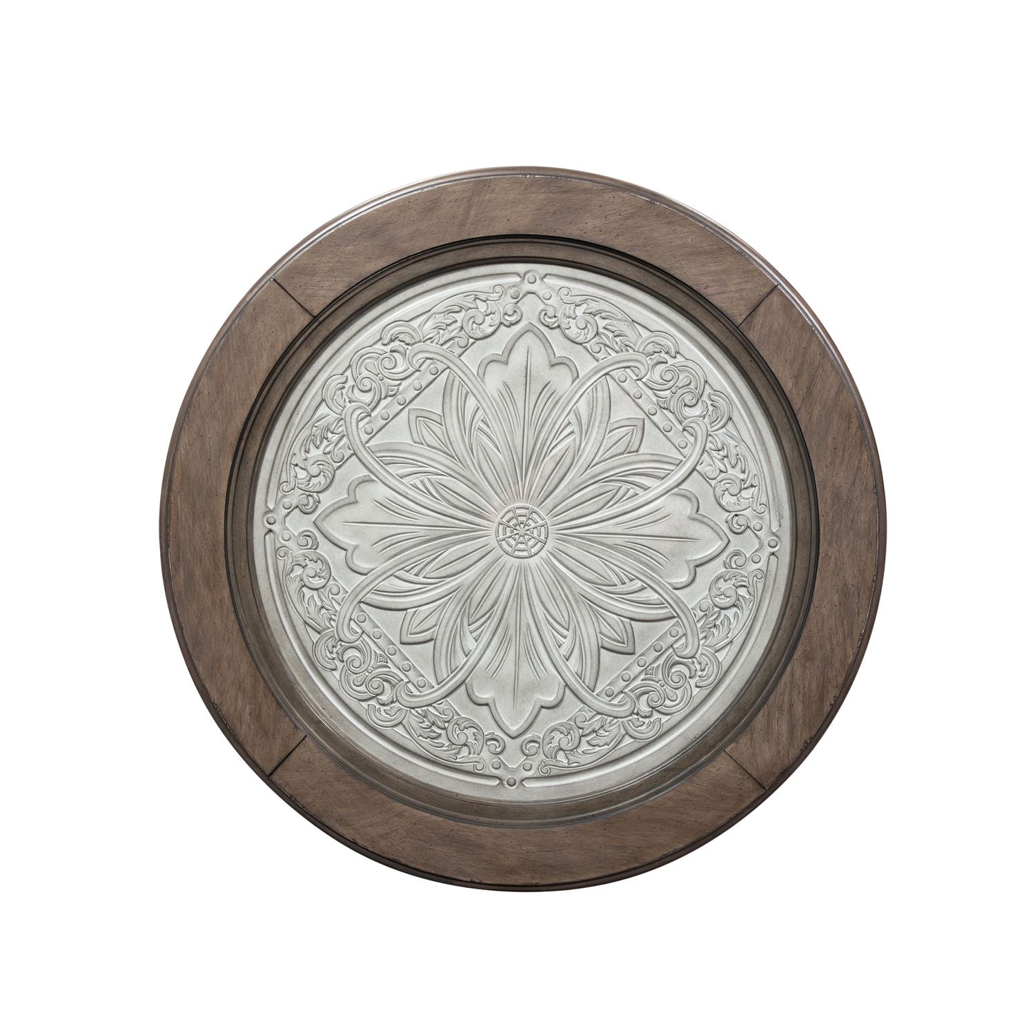 Casidee Round Ceiling Tile Cocktail Coffee Table