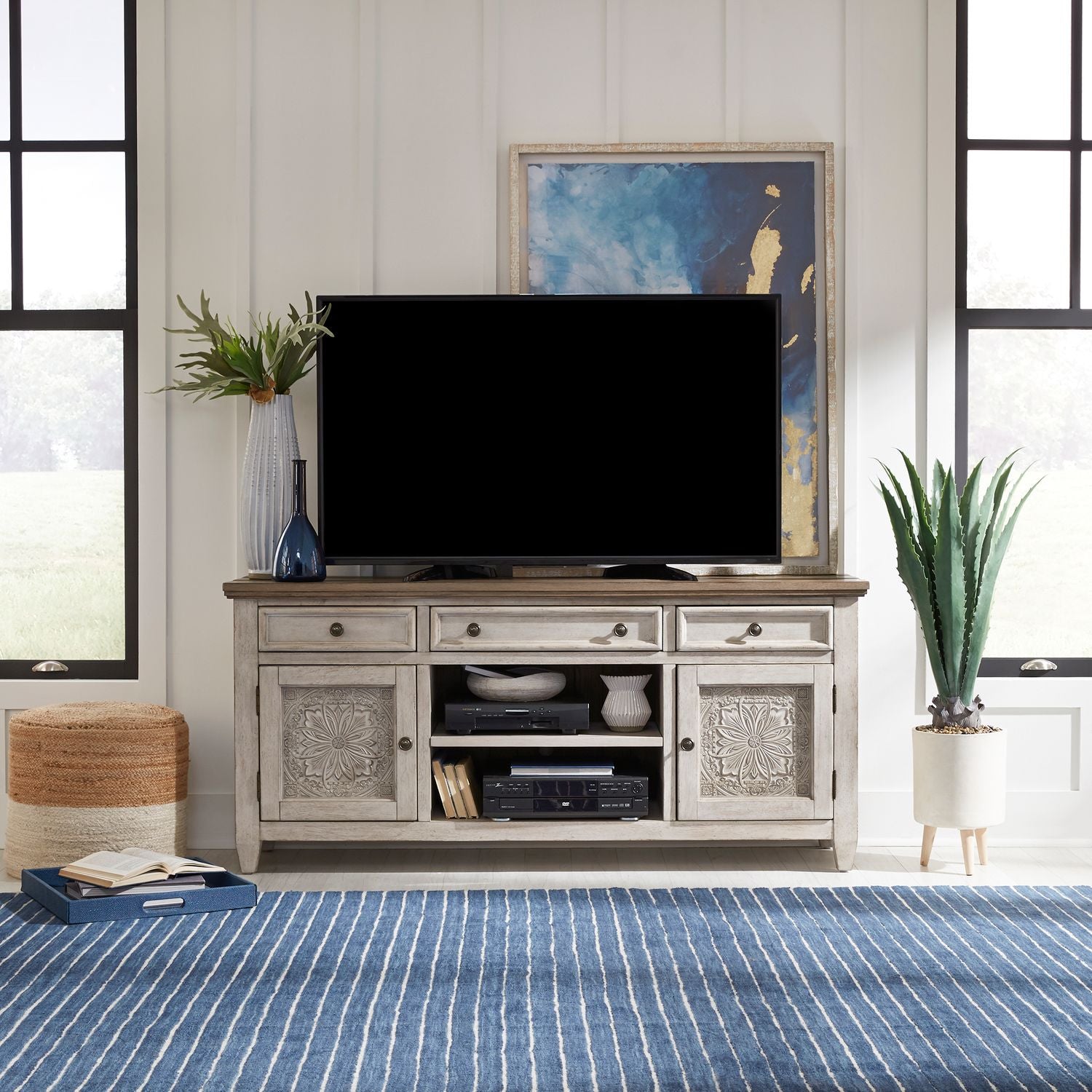 Bishesh 66 Inch Tile TV Stand