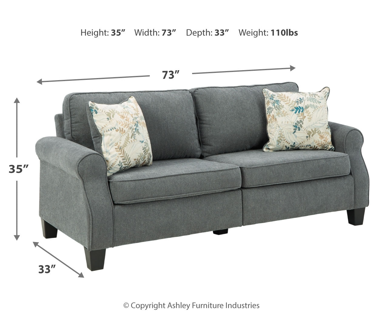 Alessio Sofa and Loveseat